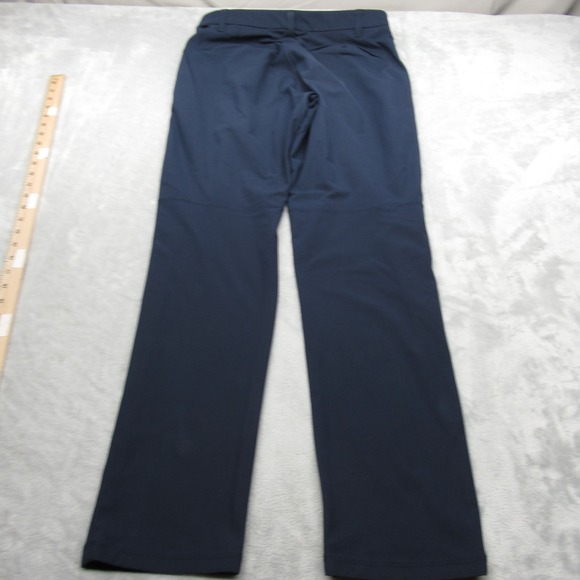 Lululemon Commission Pants Mens 30x31 Navy Zip Fly Pockets Stretch Classic Chino - Picture 3 of 12
